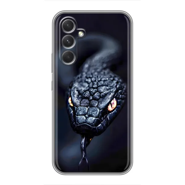 Чехол с принтом «Черная змея» для ZTE Nubia Red Magic 11 Pro Plus