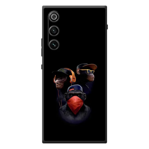 Чехол с принтом «Три обезьяны» для ZTE Nubia RedMagic 10 Air Чехол с принтом «Три обезьяны» для ZTE Nubia RedMagic 10 Air