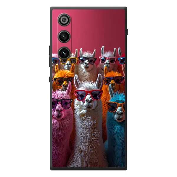 Чехол с принтом «Ламы в очках» для ZTE Nubia RedMagic 10 Air Чехол с принтом «Ламы в очках» для ZTE Nubia RedMagic 10 Air