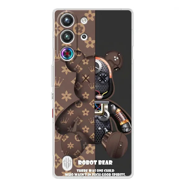 Чехол с принтом «Медведь Луи Витон» для ZTE Nubia RedMagic 10 Pro Чехол с принтом «Медведь Луи Витон» для ZTE Nubia RedMagic 10 Pro