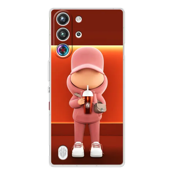 Чехол с принтом «С Кофе» для ZTE Nubia RedMagic 10 Pro Чехол с принтом «С Кофе» для ZTE Nubia RedMagic 10 Pro