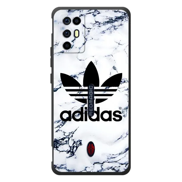 Чохол з принтом «Адідас на мраморі» для ZTE Nubia RedMagic 6R