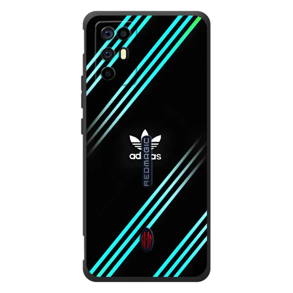 Чохол з принтом «Адідас з полосами» для ZTE Nubia RedMagic 6R