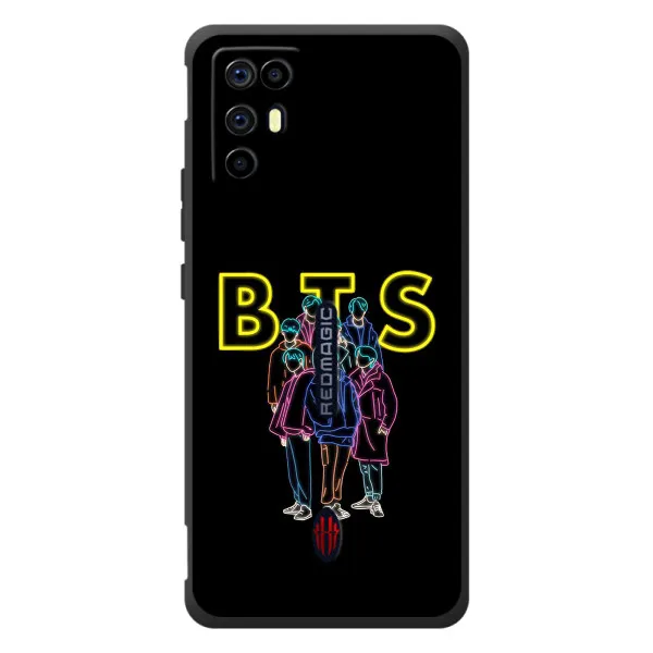 Чехол с принтом «BTS стайл» для ZTE Nubia RedMagic 6R