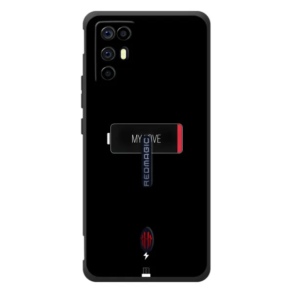 Чохол з принтом «Love battery» для ZTE Nubia RedMagic 6R