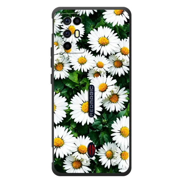 Чохол з принтом «Ромашки» для ZTE Nubia RedMagic 6R