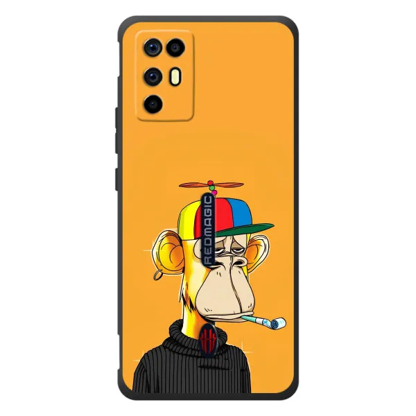 Чохол з принтом «Нудна мавпа NFT» для ZTE Nubia RedMagic 6R