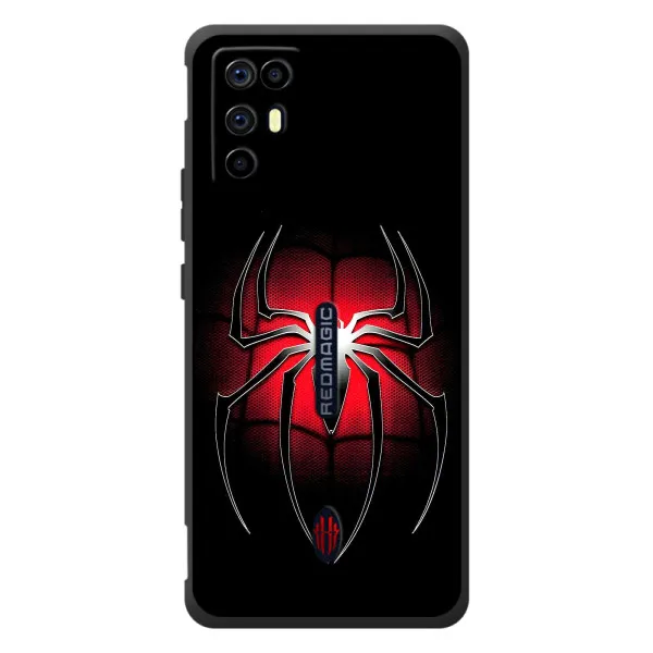 Чехол с принтом «Паук марвел» для ZTE Nubia RedMagic 6R Чехол с принтом «Паук марвел» для ZTE Nubia RedMagic 6R