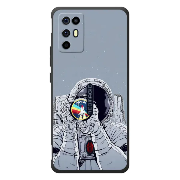 Чехол с принтом «Космонавт фото» для ZTE Nubia RedMagic 6R