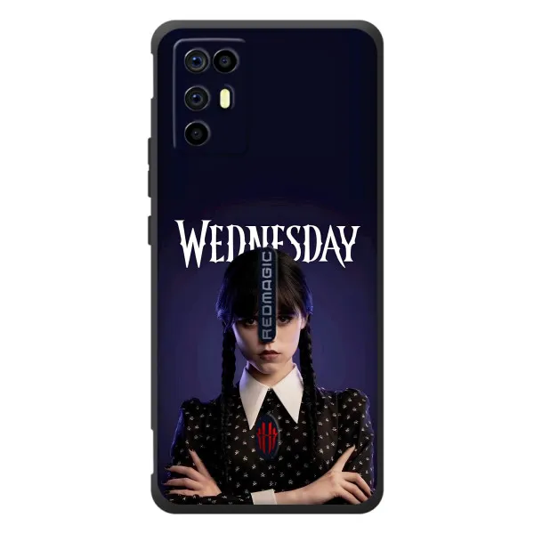 Чехол с принтом «Wednesday» для ZTE Nubia RedMagic 6R