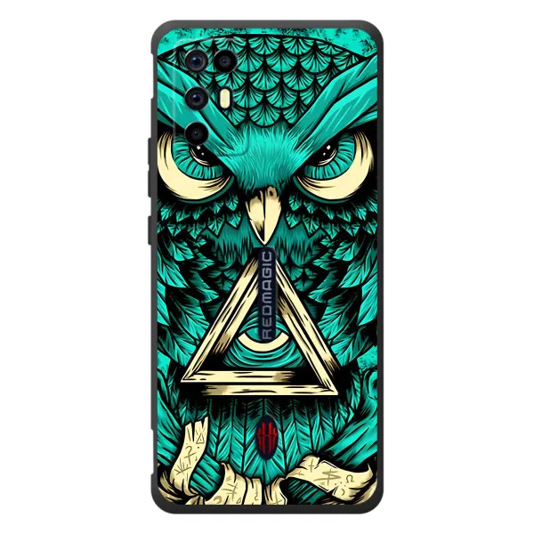 Чохол з принтом «Сова з оком» для ZTE Nubia RedMagic 6R