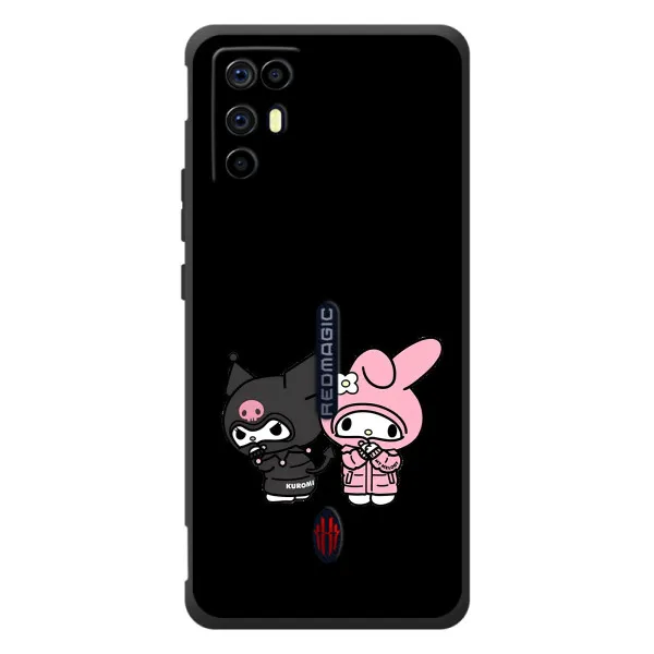 Чохол з принтом «Куромі і Мелоді» для ZTE Nubia RedMagic 6R Чохол з принтом «Куромі і Мелоді» для ZTE Nubia RedMagic 6R