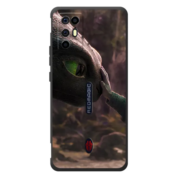 Чехол с принтом «Сцена с драконом» для ZTE Nubia RedMagic 6R