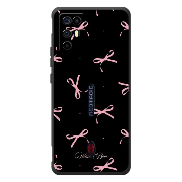 Чохол з принтом «Банти на чорному» для ZTE Nubia RedMagic 6R