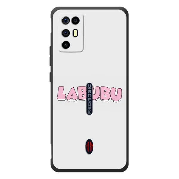 Чехол с принтом «Лого Лабубу» для ZTE Nubia RedMagic 6R