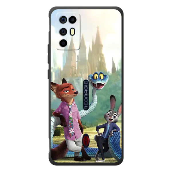 Чохол з принтом «Герої мультфільму Зоотрополіс» для ZTE Nubia RedMagic 6R