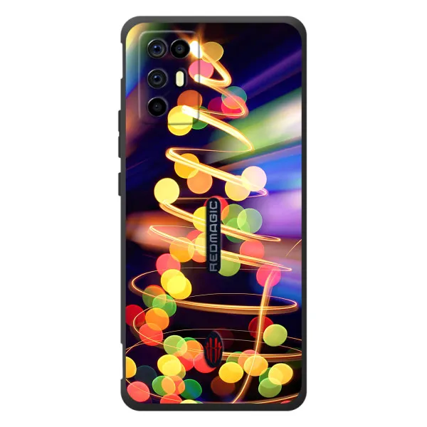 Чохол з принтом «Ялинка в огоньках» для ZTE Nubia RedMagic 6R
