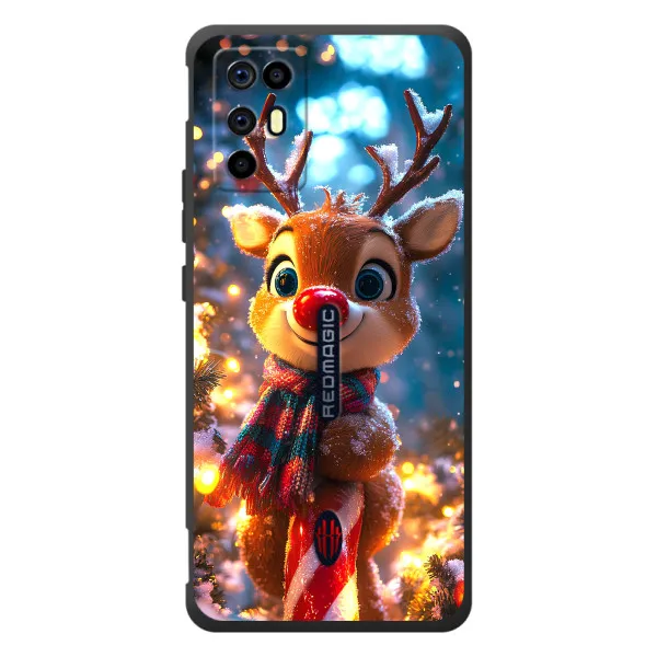 Чохол з принтом «Олень з шарфом» для ZTE Nubia RedMagic 6R