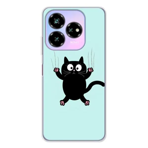 Чехол с принтом «Падающий кот» для ZTE Nubia V60 Design Чехол с принтом «Падающий кот» для ZTE Nubia V60 Design
