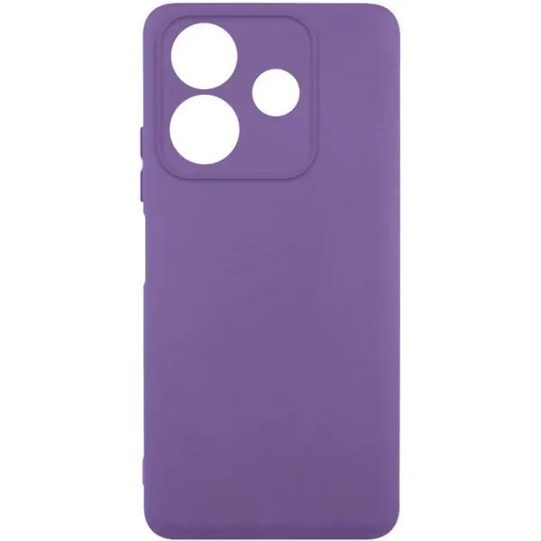 Чехол TPU GETMAN Liquid Silk Full Camera для ZTE Nubia V60 — Фиолетовый — фото 1