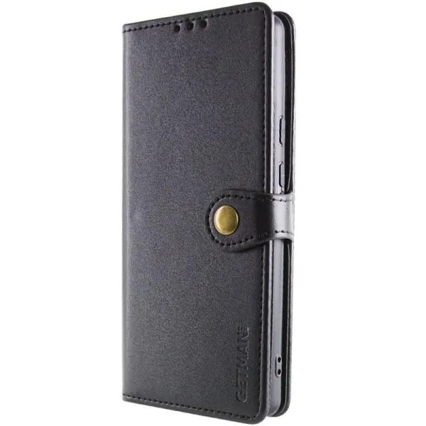 Кожаный чехол-книжка GETMAN Gallant (PU) для ZTE Nubia V60 — Черный — фото 2