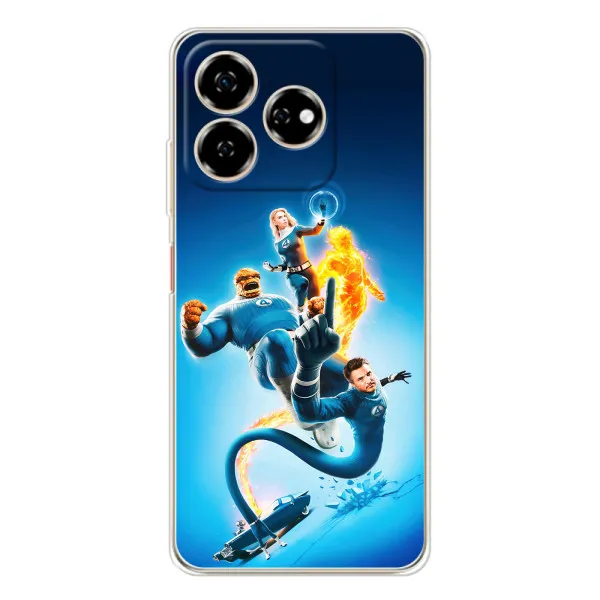 Чехол с принтом «Герои Фантастическая Четверка» для ZTE Nubia V60 Чехол с принтом «Герои Фантастическая Четверка» для ZTE Nubia V60