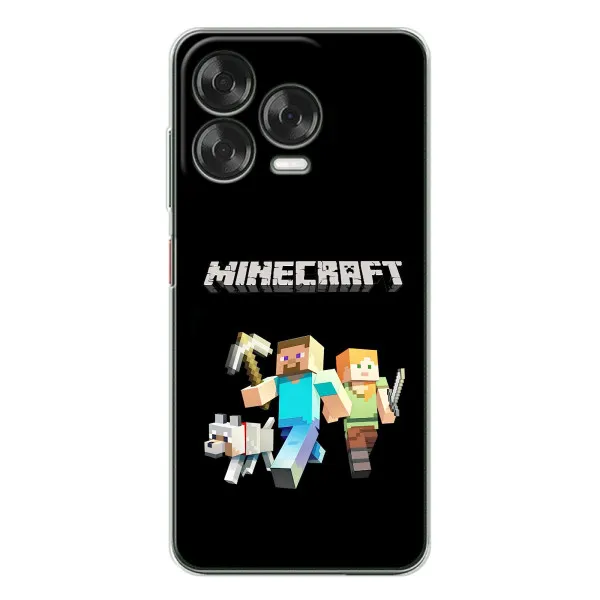 Чехол с принтом «герои Minecraft» для ZTE Nubia V70 Design