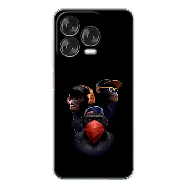 Чехол с принтом «Три обезьяны» для ZTE Nubia V70 Design