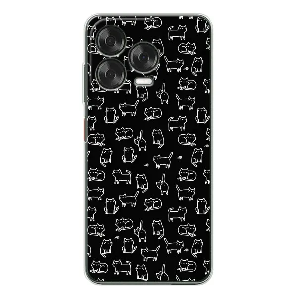 Чехол с принтом «Меленькие котики» для ZTE Nubia V70 Design Чехол с принтом «Меленькие котики» для ZTE Nubia V70 Design