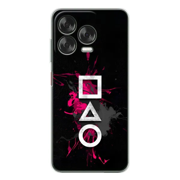 Чехол с принтом «Символы Игра кальмара» для ZTE Nubia V70 Design Чехол с принтом «Символы Игра кальмара» для ZTE Nubia V70 Design