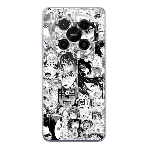 Чехол с принтом «Ahegao manga» для ZTE Nubia V70 Max