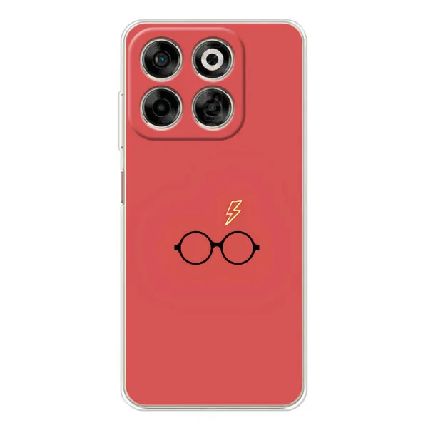 Чехол с принтом «шрам и очки» для ZTE Nubia V70