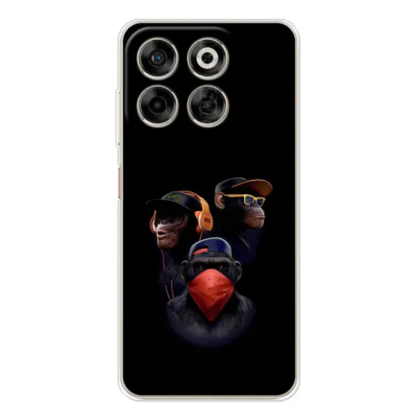 Чехол с принтом «Три обезьяны» для ZTE Nubia V70 Чехол с принтом «Три обезьяны» для ZTE Nubia V70