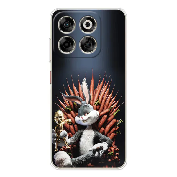 Чехол с принтом «Король Кролик» для ZTE Nubia V70
