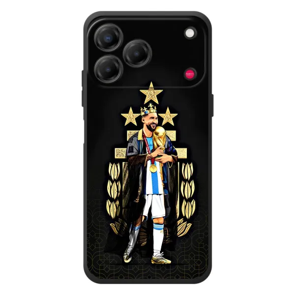 Чохол з принтом «Мессі Король» для ZTE Nubia V80 Design