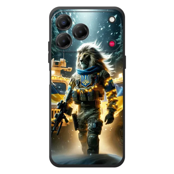 Чехол с принтом «ЛЕВ ЗСУ» для ZTE Nubia V80 Design Чехол с принтом «ЛЕВ ЗСУ» для ZTE Nubia V80 Design