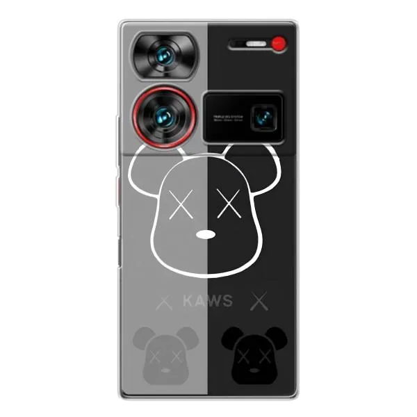 Чехол с принтом «БеарБрик глаза» для ZTE Nubia Z60 Ultra