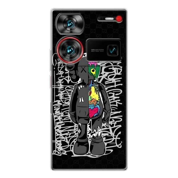 Чехол с принтом «Стиль Bearbrick» для ZTE Nubia Z60 Ultra