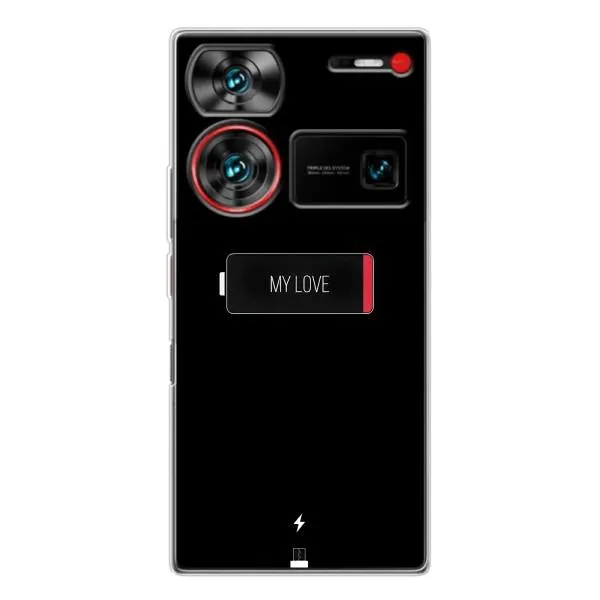 Чехол с принтом «Love battery» для ZTE Nubia Z60 Ultra Чехол с принтом «Love battery» для ZTE Nubia Z60 Ultra
