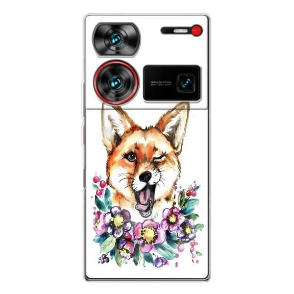 Чехол с принтом «Веселая лисичка» для ZTE Nubia Z60 Ultra Чехол с принтом «Веселая лисичка» для ZTE Nubia Z60 Ultra
