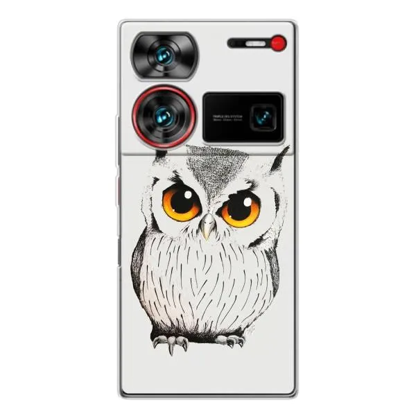 Чехол с принтом «Милая Сова» для ZTE Nubia Z60 Ultra Чехол с принтом «Милая Сова» для ZTE Nubia Z60 Ultra