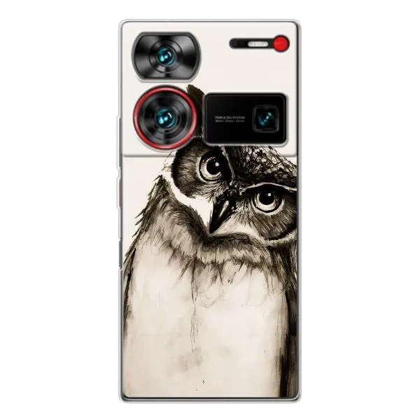 Чехол с принтом «Сова» для ZTE Nubia Z60 Ultra Чехол с принтом «Сова» для ZTE Nubia Z60 Ultra