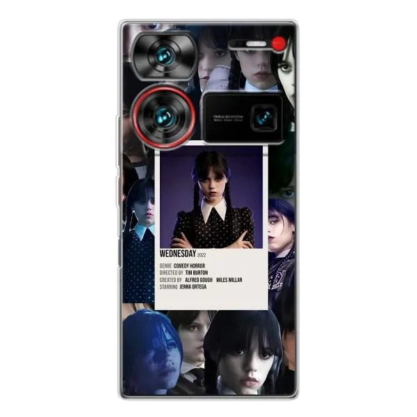 Чехол с принтом «коллаж Уэнздей» для ZTE Nubia Z60 Ultra Чехол с принтом «коллаж Уэнздей» для ZTE Nubia Z60 Ultra