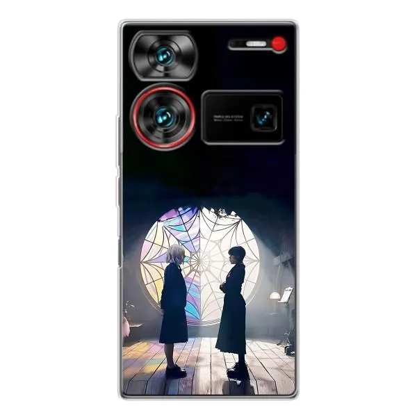 Чехол с принтом «Уэнздей и Инид» для ZTE Nubia Z60 Ultra Чехол с принтом «Уэнздей и Инид» для ZTE Nubia Z60 Ultra
