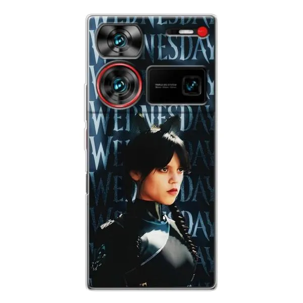 Чехол с принтом «Уэнздей кошка» для ZTE Nubia Z60 Ultra Чехол с принтом «Уэнздей кошка» для ZTE Nubia Z60 Ultra