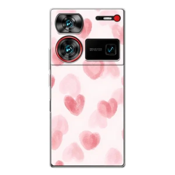 Чехол с принтом «Розовые сердечки» для ZTE Nubia Z60 Ultra Чехол с принтом «Розовые сердечки» для ZTE Nubia Z60 Ultra