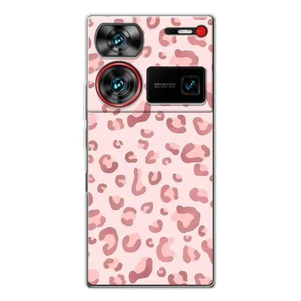 Чехол с принтом «Розовый леопард» для ZTE Nubia Z60 Ultra Чехол с принтом «Розовый леопард» для ZTE Nubia Z60 Ultra