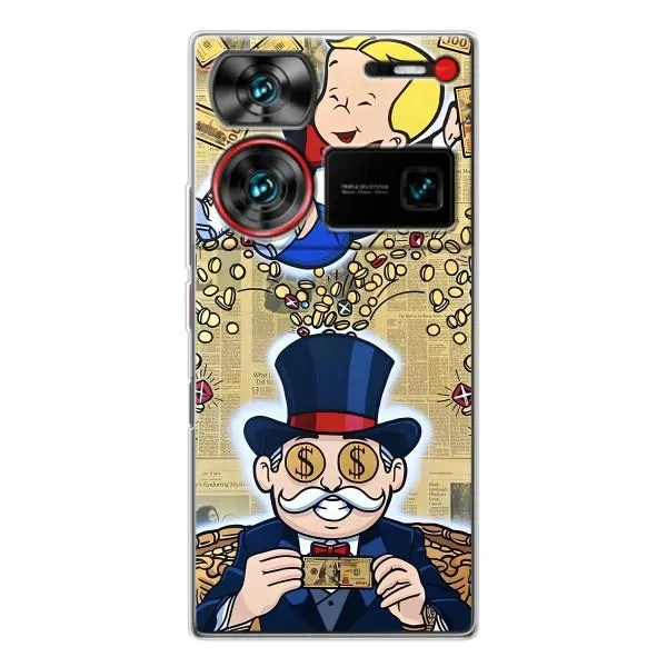 Чехол с принтом «Монополия Мен» для ZTE Nubia Z60 Ultra Чехол с принтом «Монополия Мен» для ZTE Nubia Z60 Ultra