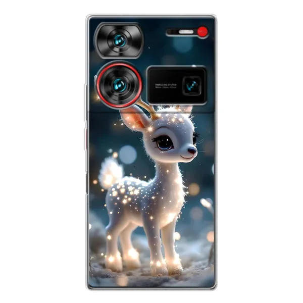 Чехол с принтом «Блестящий олененок» для ZTE Nubia Z60 Ultra