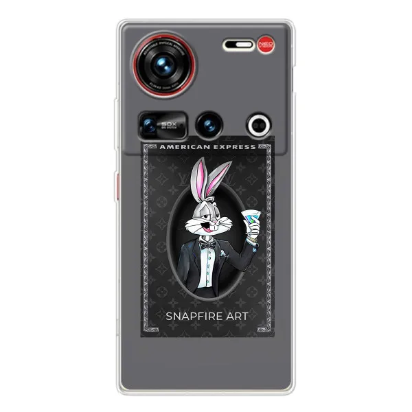Чехол с принтом «Бакс Бани LV» для ZTE Nubia Z70 Ultra